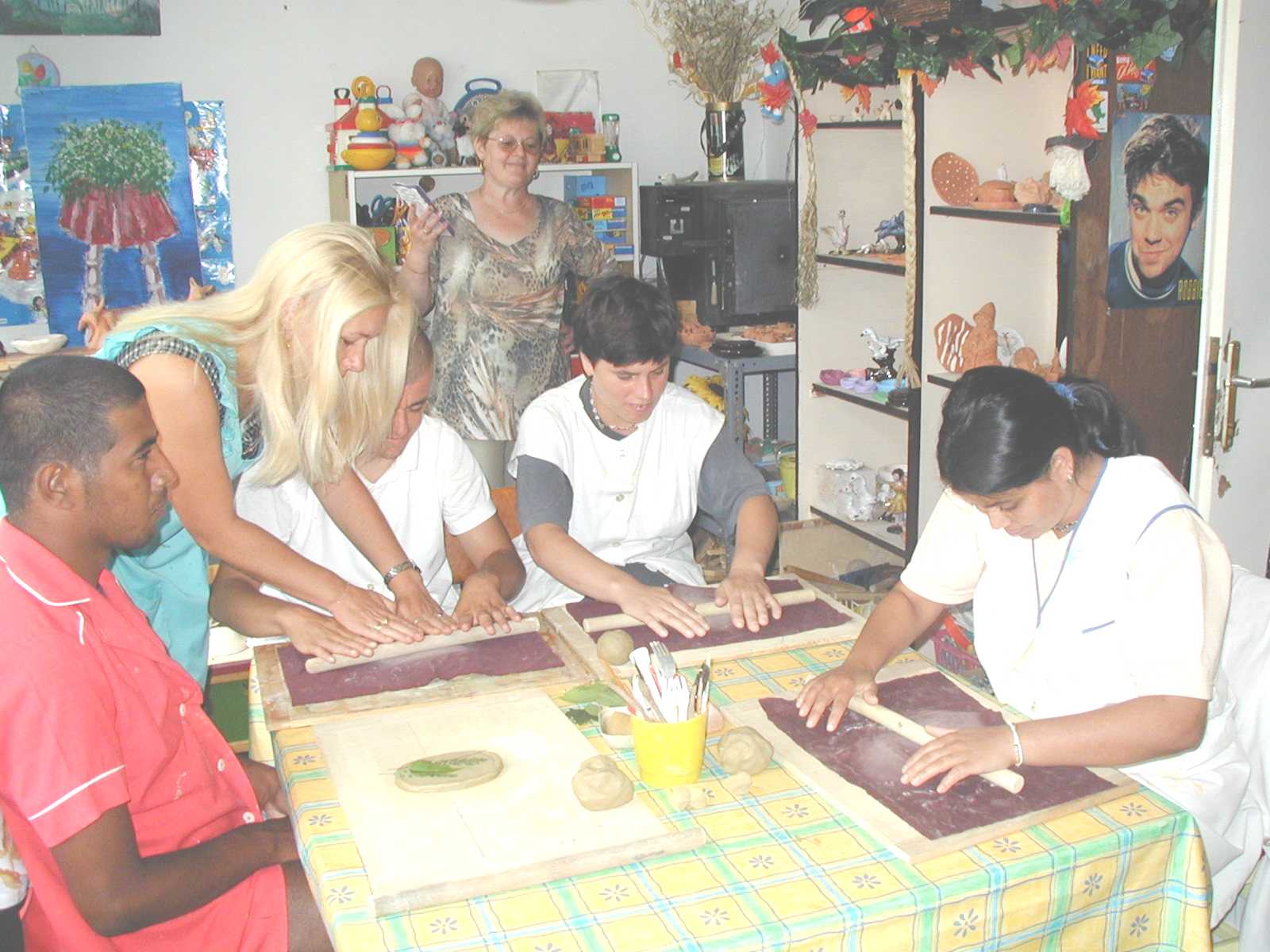 Art therapy at Barcs, Hungary.